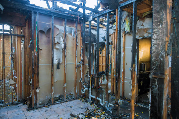 Professional Fire Damage Repair technician working in Newtown, OH